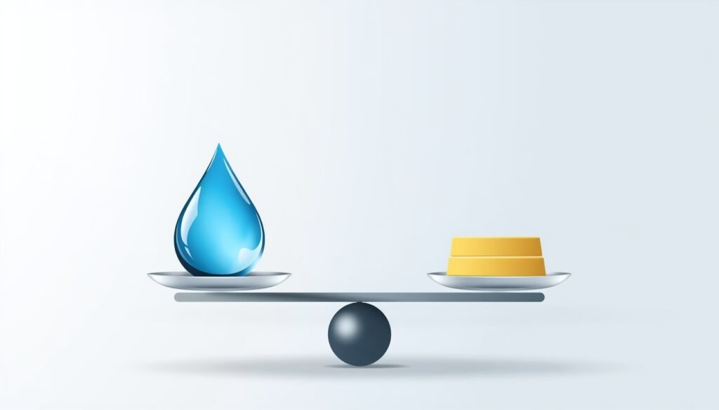 Visual comparison showing the liquidity of a high yield savings account versus the fixed rate guarantee of a certificate of deposit.