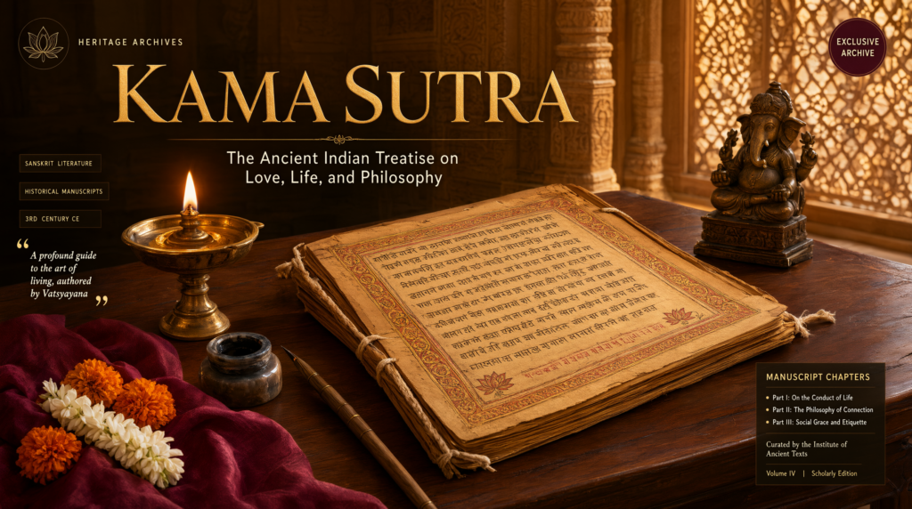 Kama Sutra ancient Indian Sanskrit manuscript and historical literature